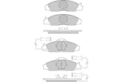 Комплект тормозных колодок E.T.F. 12-0955