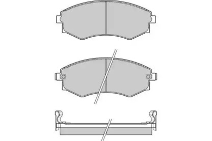 Комплект тормозных колодок E.T.F. 12-0964