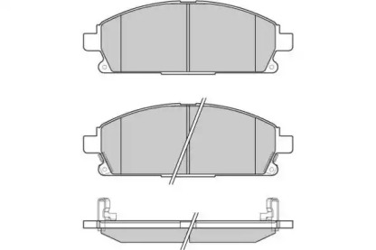 Комплект тормозных колодок E.T.F. 12-0968