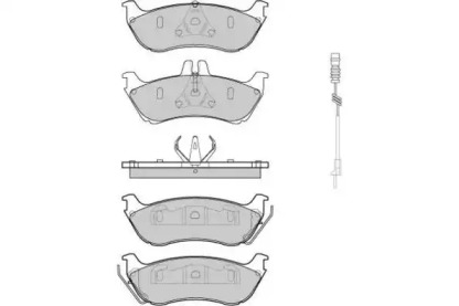 Комплект тормозных колодок E.T.F. 12-0969