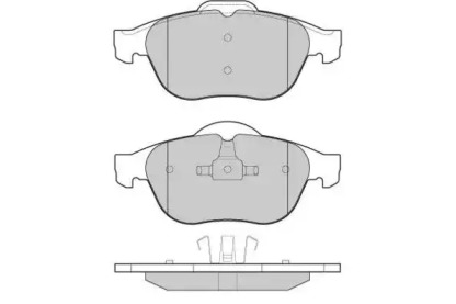 Комплект тормозных колодок E.T.F. 12-0970