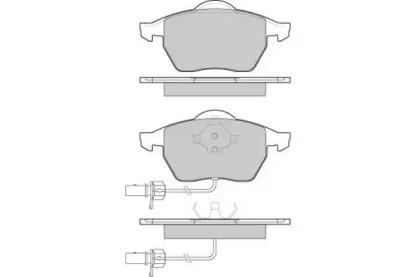 Комплект тормозных колодок E.T.F. 12-0978