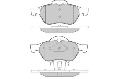 Комплект тормозных колодок E.T.F. 12-0981