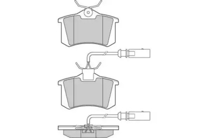 Комплект тормозных колодок E.T.F. 12-0982