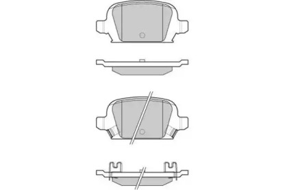 Комплект тормозных колодок E.T.F. 12-0987