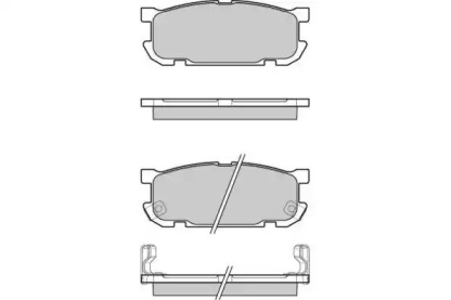 Комплект тормозных колодок E.T.F. 12-0992