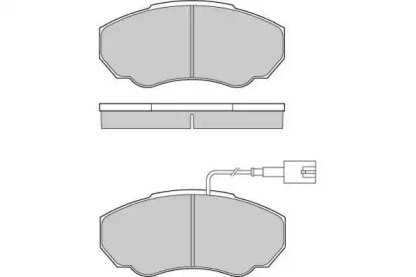 Комплект тормозных колодок E.T.F. 12-0997