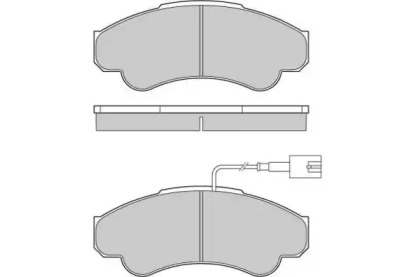 Комплект тормозных колодок E.T.F. 12-0998