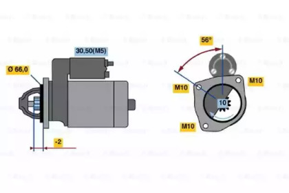 Стартер BOSCH 0 986 021 600