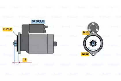 Стартер BOSCH 0 001 123 024