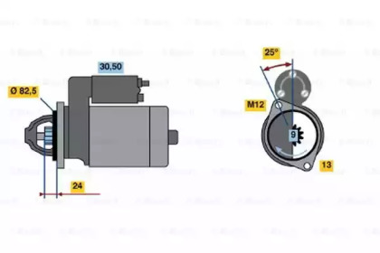 Стартер BOSCH 0 001 208 208