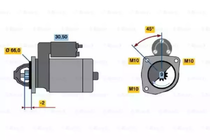 Стартер BOSCH 0 001 208 516