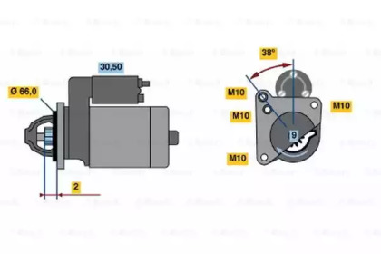 Стартер BOSCH 0 001 208 517