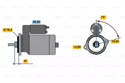 Стартер BOSCH 0 001 211 221