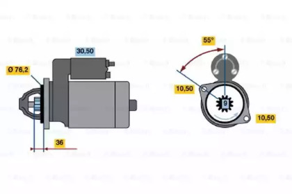 Стартер BOSCH 0 001 212 402