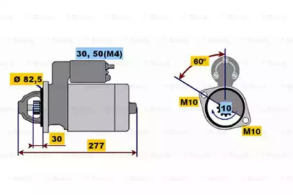 Стартер BOSCH 0 001 218 110