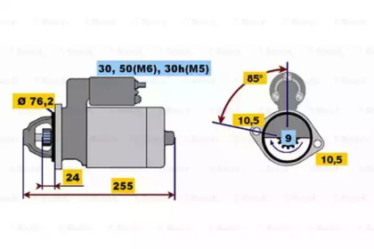 Стартер BOSCH 0 001 218 135