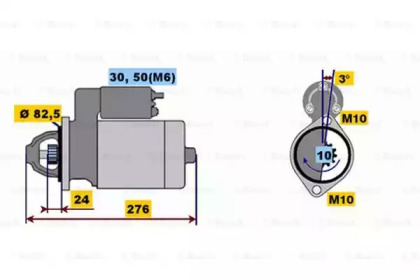 Стартер BOSCH 0 001 218 137