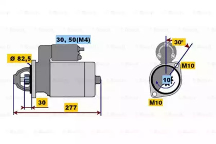 Стартер BOSCH 0 001 218 160