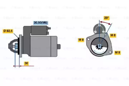 Стартер BOSCH 0 001 223 003