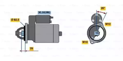 Стартер BOSCH 0 001 223 005