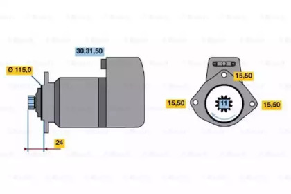 Стартер BOSCH 0 001 417 064