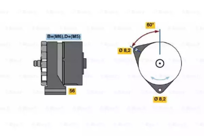 Генератор BOSCH 0 120 339 531