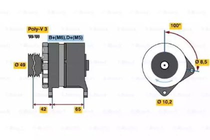 Генератор BOSCH 0 120 339 547