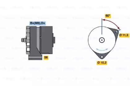 Генератор BOSCH 0 120 468 035