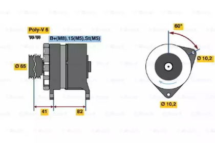 Генератор BOSCH 0 120 468 127