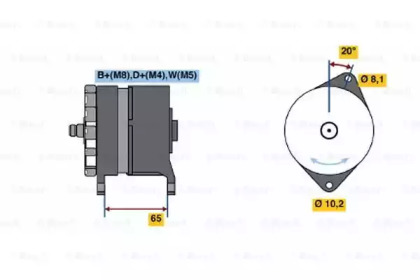 Генератор BOSCH 0 120 468 154