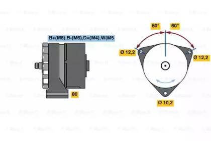 Генератор BOSCH 0 120 469 036