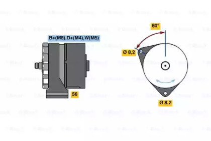 Генератор BOSCH 0 120 469 521