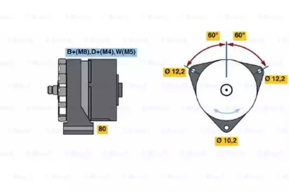 Генератор BOSCH 0 986 037 440