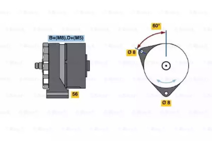 Генератор BOSCH 0 120 469 782