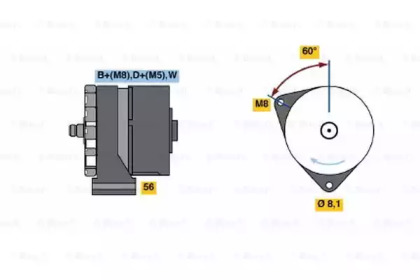 Генератор BOSCH 0 120 469 976