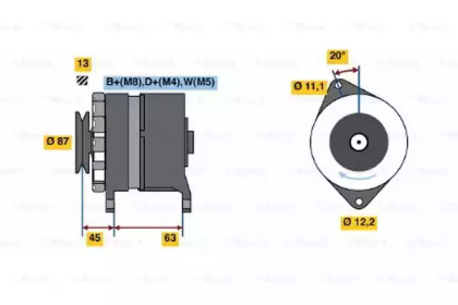 Генератор BOSCH 0 120 469 999