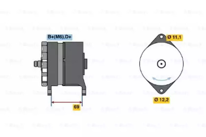 Генератор BOSCH 0 120 489 272