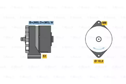 Генератор BOSCH 0 986 040 290