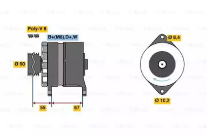 Генератор BOSCH 0 120 488 142