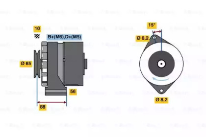 Генератор BOSCH 0 986 034 660