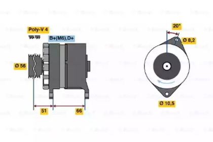 Генератор BOSCH 0 120 488 215