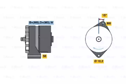 Генератор BOSCH 0 120 489 378