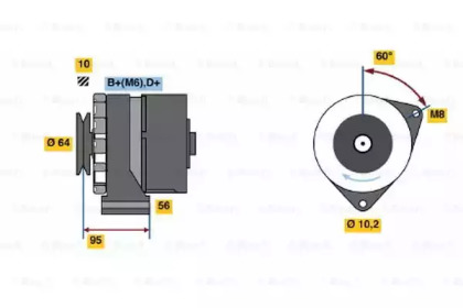 Генератор BOSCH 0 120 489 476