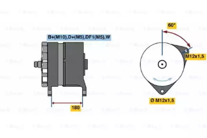 Генератор BOSCH 0 120 689 544