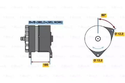 Генератор BOSCH 0 120 689 546