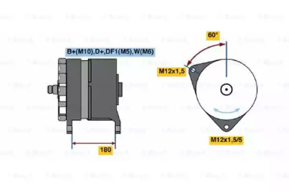 Генератор BOSCH 0 120 689 547