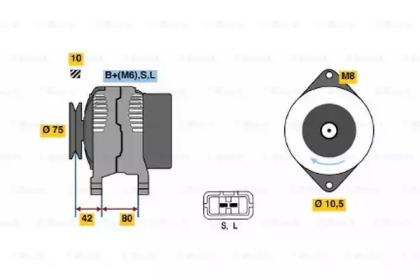 Генератор BOSCH 0 986 038 920