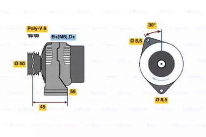 Генератор BOSCH 0 124 325 117