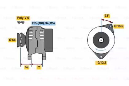 Генератор BOSCH 0 124 325 146